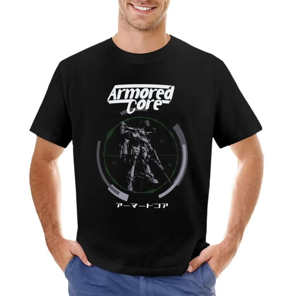 Armored Core Mecha T Shirt summer tops kawaii clothes custom t shirts design your own custom - Armored Core Merch