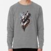 ssrcolightweight sweatshirtmensheather grey lightweight raglan sweatshirtfrontsquare productx1000 bgf8f8f8 1 - Armored Core Merch