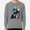 ssrcolightweight sweatshirtmensheather grey lightweight raglan sweatshirtfrontsquare productx1000 bgf8f8f8 2 - Armored Core Merch